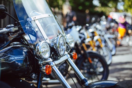 Row of Motorcycles
